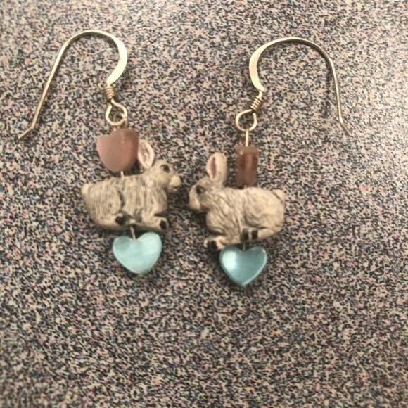 Rabbit earrings 🐇 🐰 - Picture 2 of 3